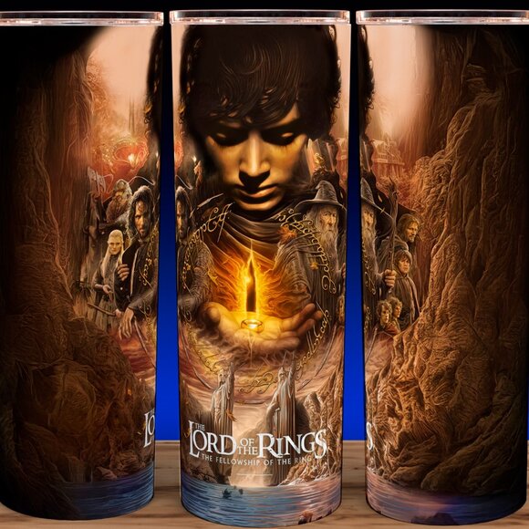 Lord of the Rings Fellowship of the Ring Cup Mug Tumbler - Picture 1 of 3